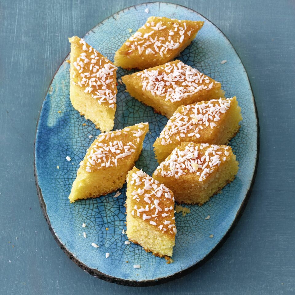 Revani - Saftiger Grießkuchen Rezept | Küchengötter Revani - Saftiger Grießkuchen Rezept | Küchengötter