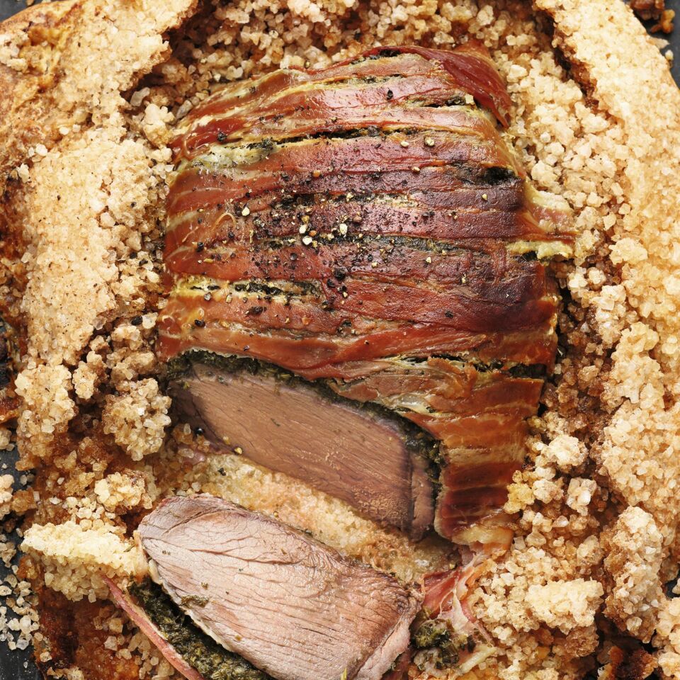 Wildschwein in der Salzkruste Rezept | Küchengötter