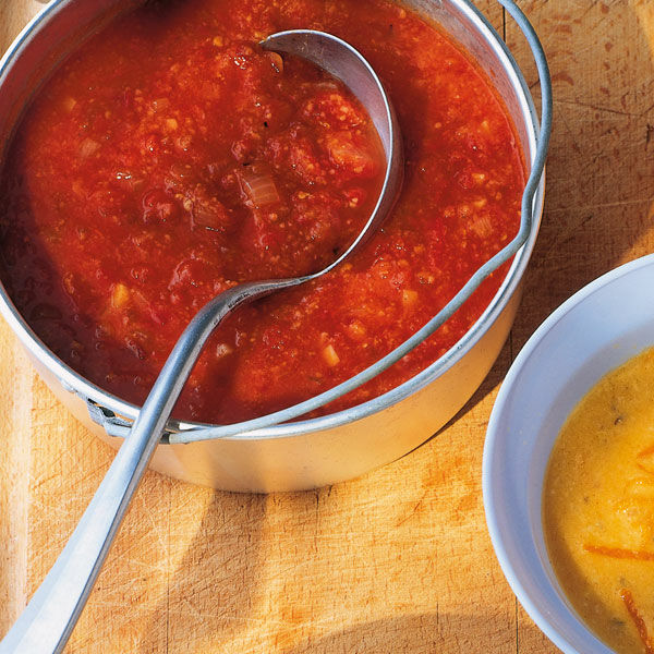 Paprika-Tomaten-Sauce Rezept | Küchengötter
