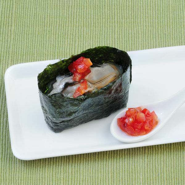 Prärie-Gunkan-Sushi mit Austern