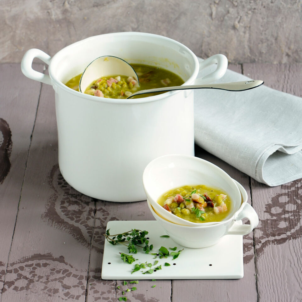 Erbsensuppe aus dem Schnellkochtopf Rezept | Küchengötter Erbsensuppe aus dem Schnellkochtopf Rezept | Küchengötter