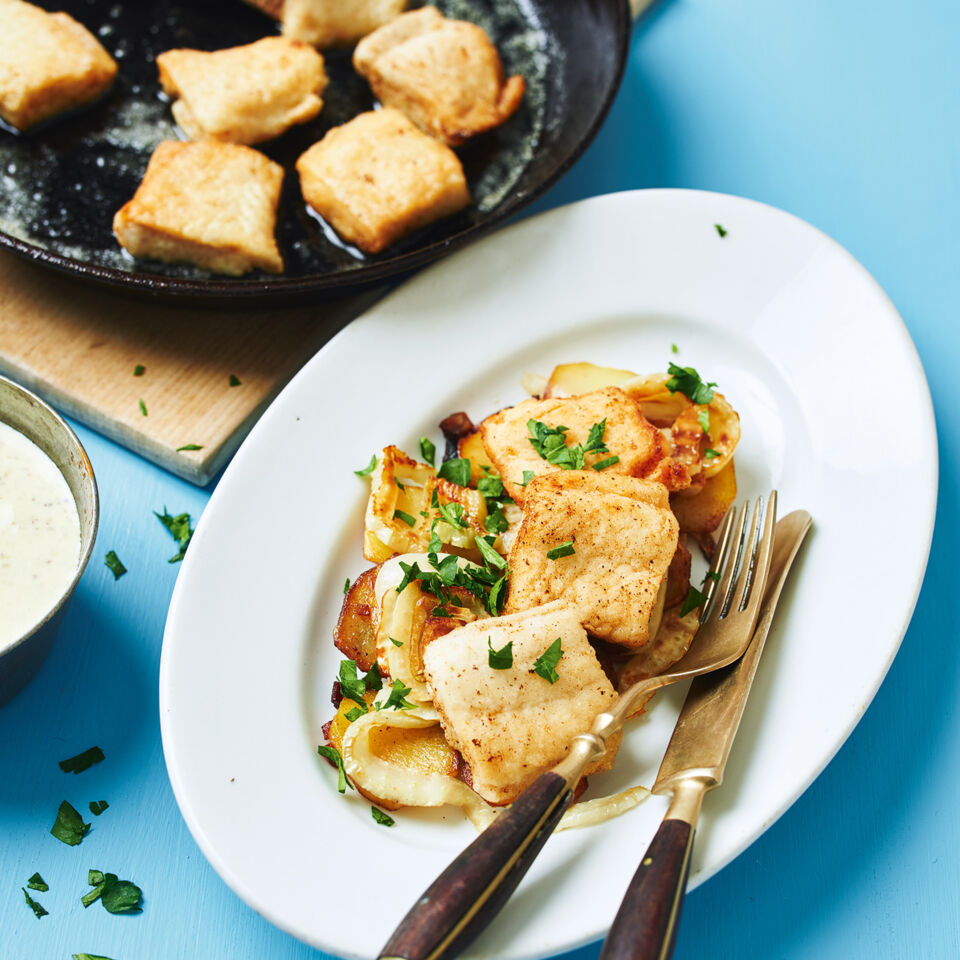 Pannfisch mit Senfsauce Rezept