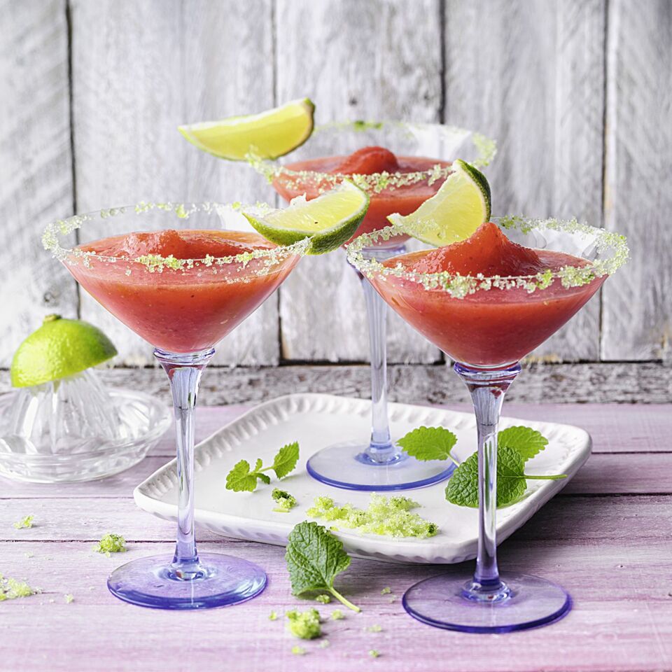 Strawberry Margarita Rezept (alkoholfrei) | Küchengötter Strawberry Margarita Rezept (alkoholfrei) | Küchengötter