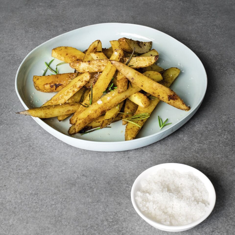 Steckrübenpommes aus dem Ofen Rezept | Küchengötter Steckrübenpommes aus dem Ofen Rezept | Küchengötter