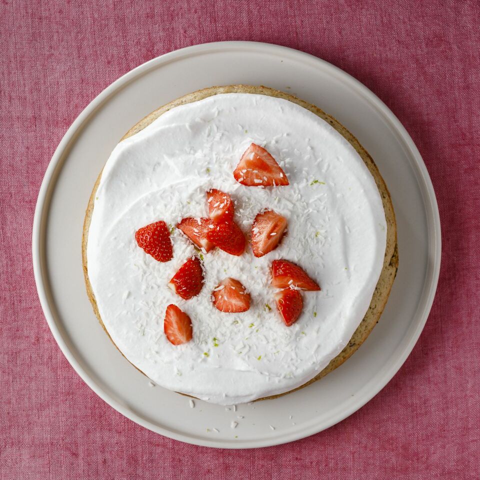 Vegane Kokos-Limetten-Torte Rezept | Küchengötter