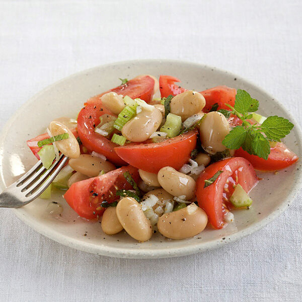 Tomaten-Bohnen-Salat