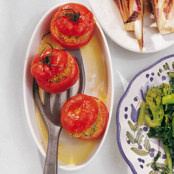 Gefüllte Tomaten mit Pecorino Rezept | Küchengötter