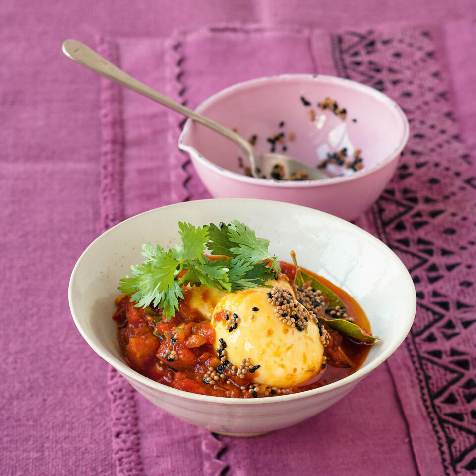 Tomaten-Eier-Curry Rezept | Küchengötter