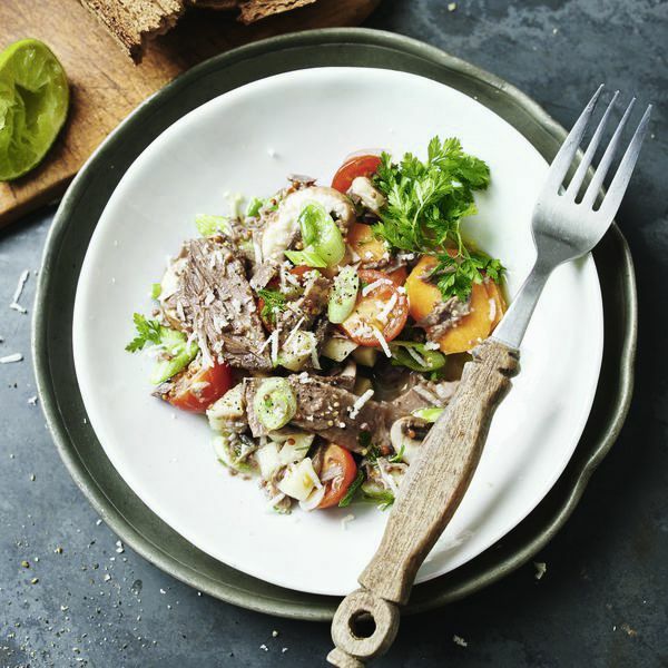 Rindfleischsalat mit Pilzen Rezept | Küchengötter