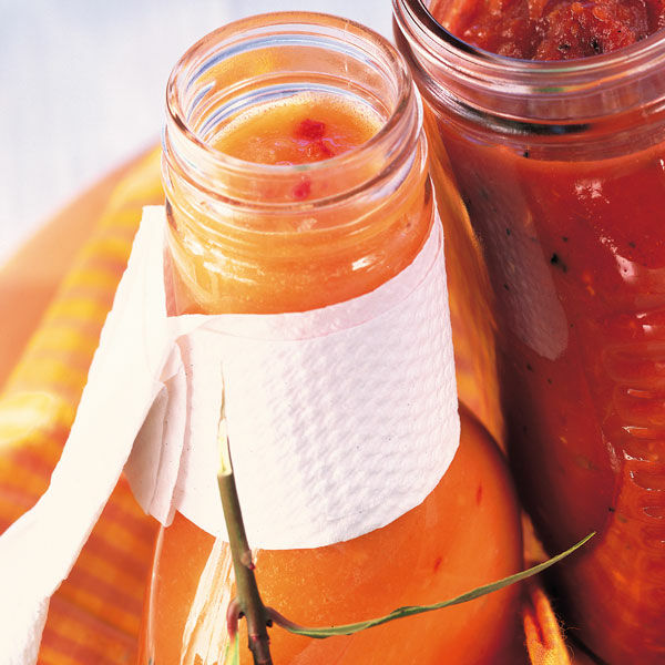 Tomaten-Chili-Sauce mit Apfel Rezept | Küchengötter