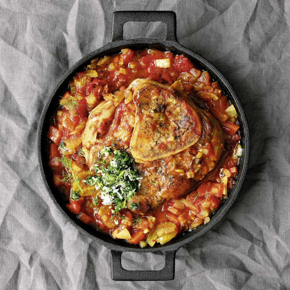 ossobuco mit fenchel und parmesan gremolata rezept kuchengotter