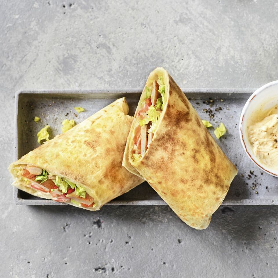 Burritos mit Erdnuss-Sauce Rezept | Küchengötter Burritos mit Erdnuss-Sauce Rezept | Küchengötter