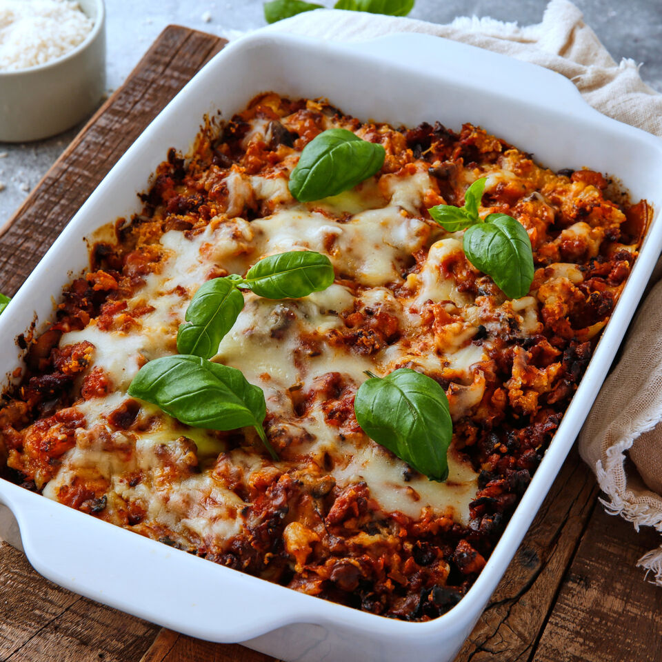 Vegane Lasagne mit Tofu und Pilzen Rezept | Küchengötter Vegane Lasagne mit Tofu und Pilzen Rezept | Küchengötter