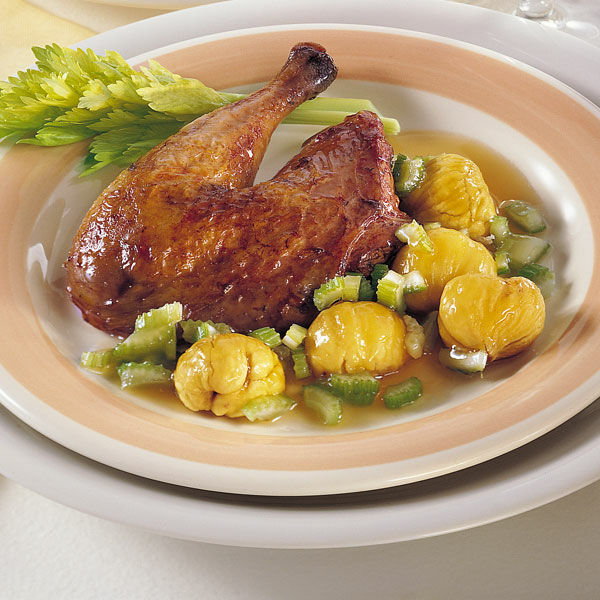 Fasan mit Maronengemüse Rezept | Küchengötter Fasan mit Maronengemüse Rezept | Küchengötter