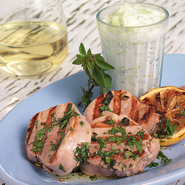 Mariniertes Schweinefilet