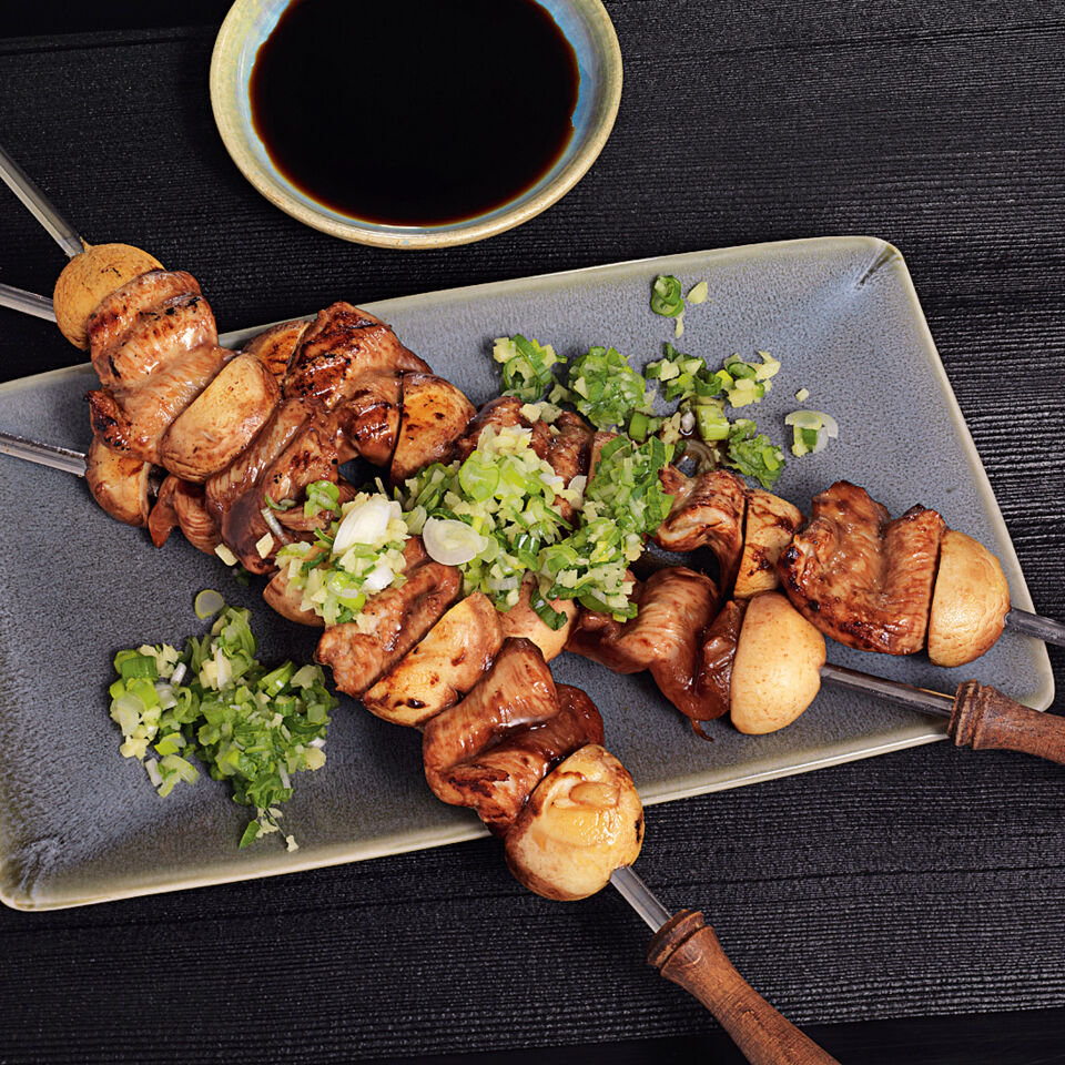 Hähnchenspieße "Yakitori" vom Grill Rezept | Küchengötter Hähnchenspieße "Yakitori" vom Grill Rezept | Küchengötter