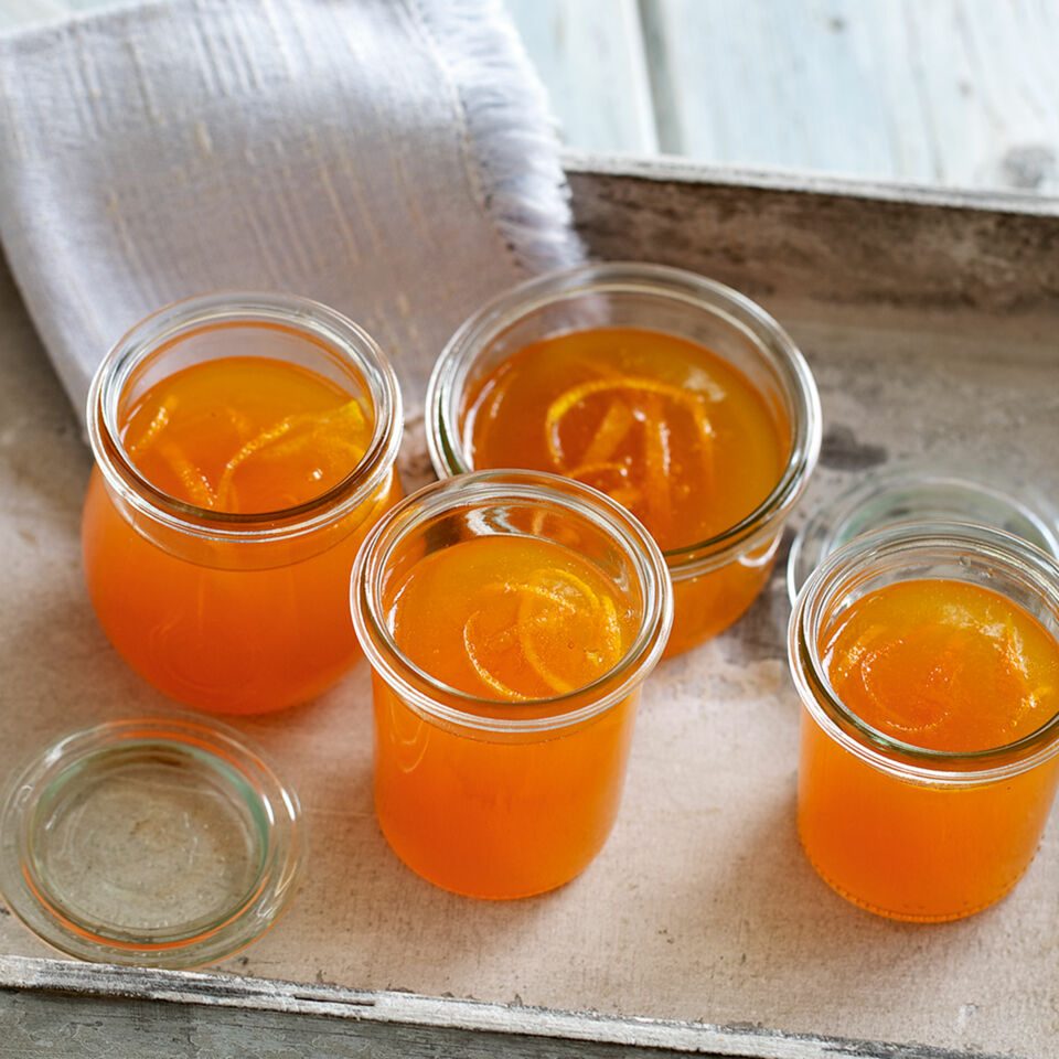 Orangengelee mit Campari Rezept | Küchengötter