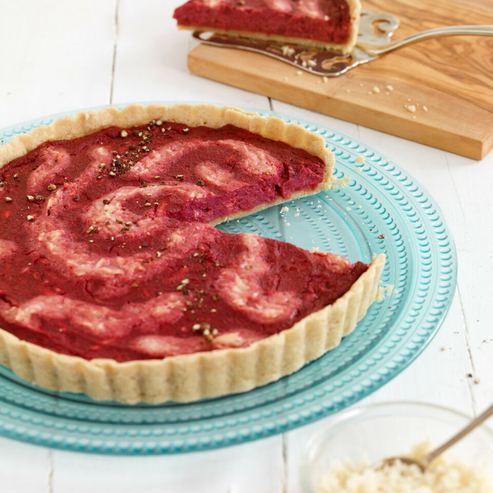 Vegane Rote Bete Tarte Mit Meerrettich Rezept Kuchengotter