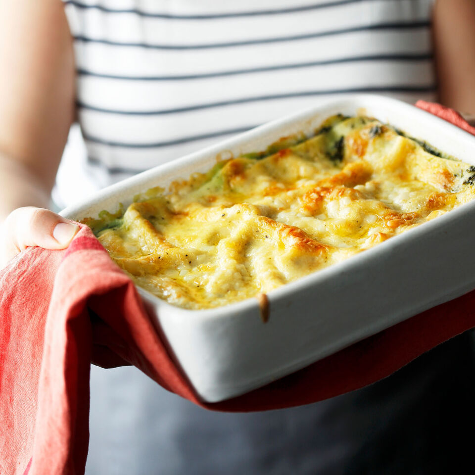 Vegetarische Spinat-Lasagne mit Ziegenkäse Rezept | Küchengötter Vegetarische Spinat-Lasagne mit Ziegenkäse Rezept | Küchengötter