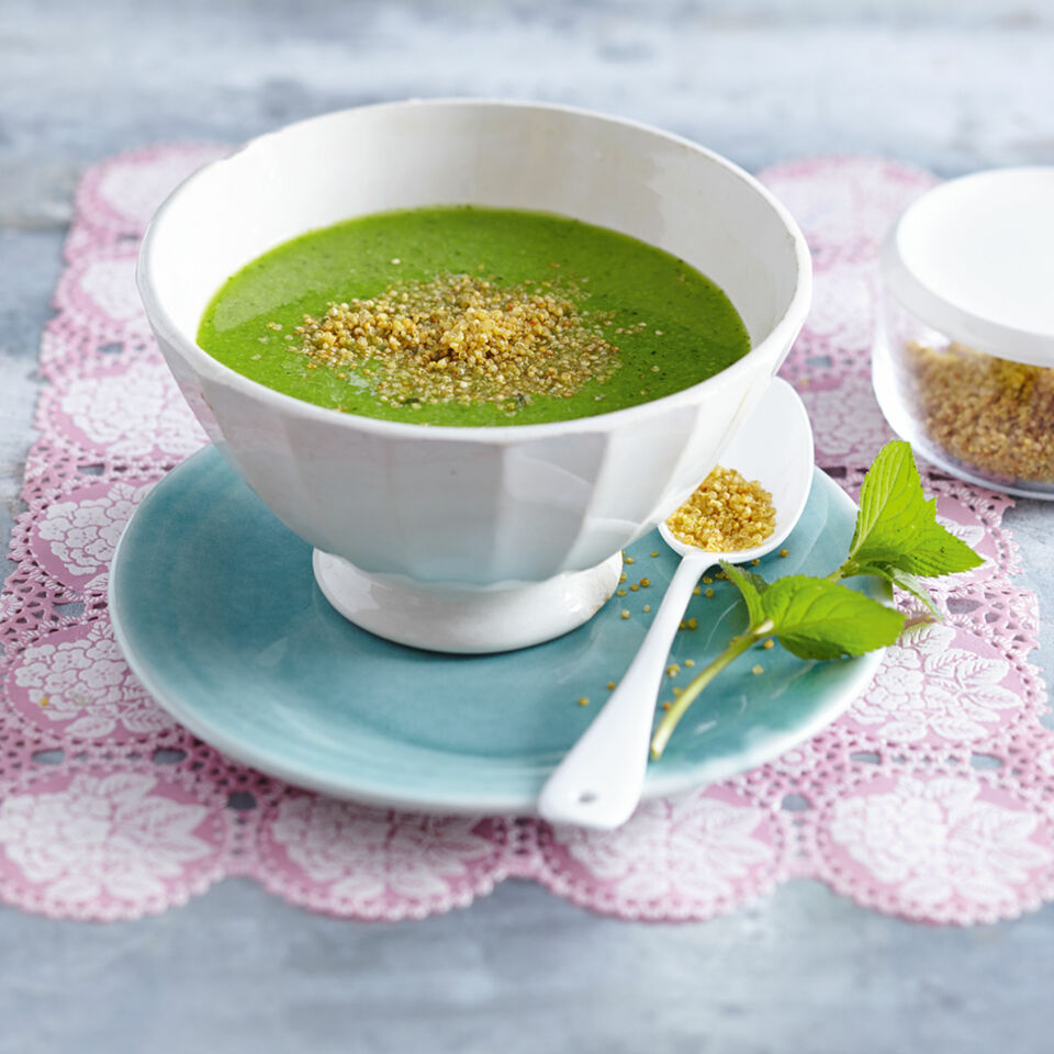 Grüne Erbsensuppe Rezept | Küchengötter