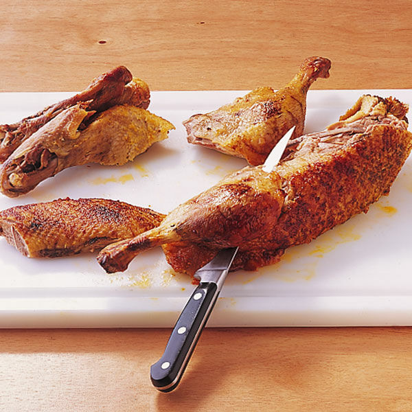 Gefüllte Ente mit Cashewkernen Rezept | Küchengötter