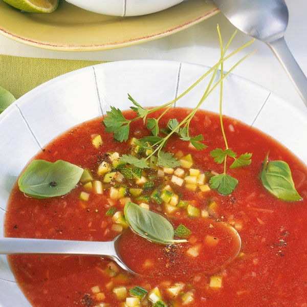 Tomatensuppe Rezept (geeignet für Diabetiker) | Küchengötter Tomatensuppe Rezept (geeignet für Diabetiker) | Küchengötter