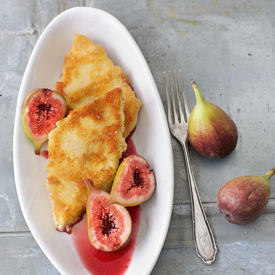 Grießschnitten mit Gewürz-Honig-Feigen Rezept | Küchengötter Grießschnitten mit Gewürz-Honig-Feigen Rezept | Küchengötter