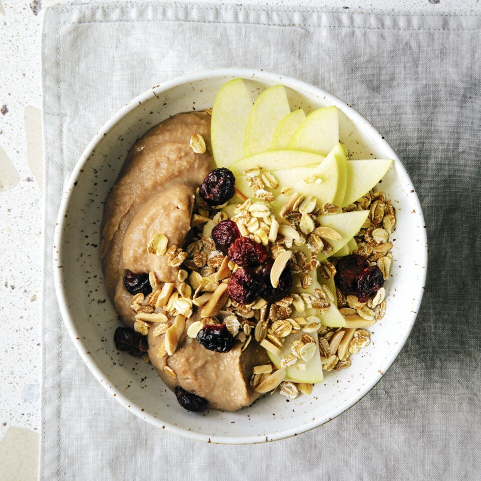 Maronen-Apfel-Bowl mit Cranberrys Rezept | Küchengötter