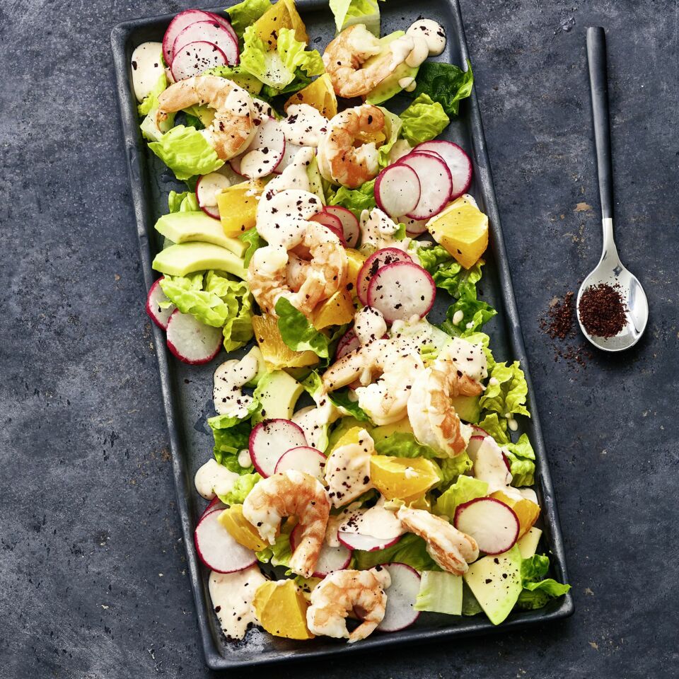 Garnelensalat mit Limettenmayo Rezept | Küchengötter Garnelensalat mit Limettenmayo Rezept | Küchengötter