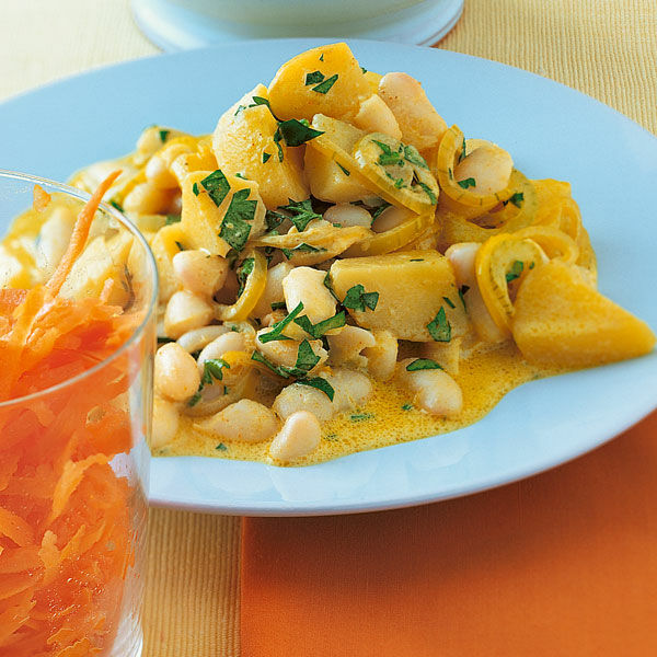Kartoffel-Bohnen-Curry Rezept | Küchengötter