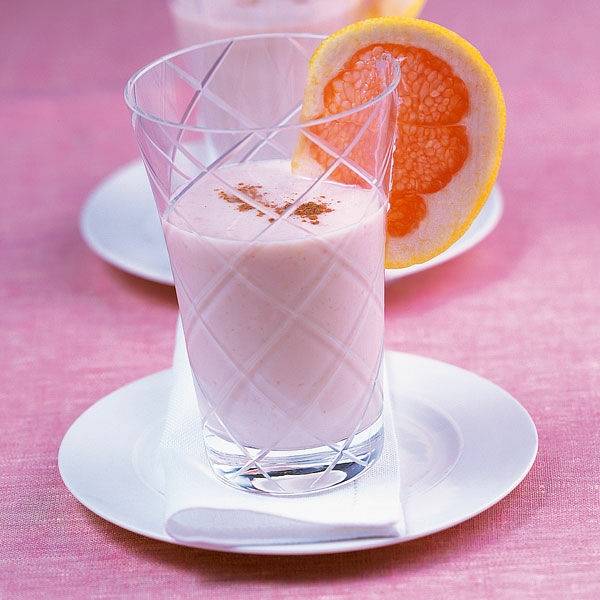 Sesam-Joghurt-Drink mit Grapefruit