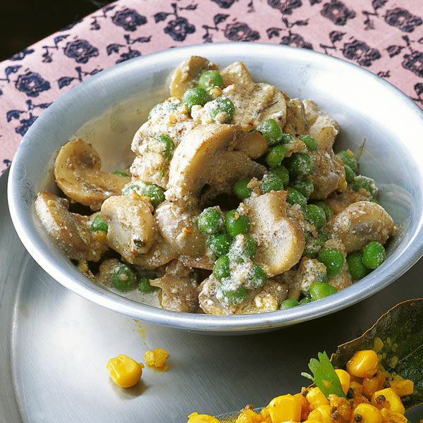 Curry-Champignons