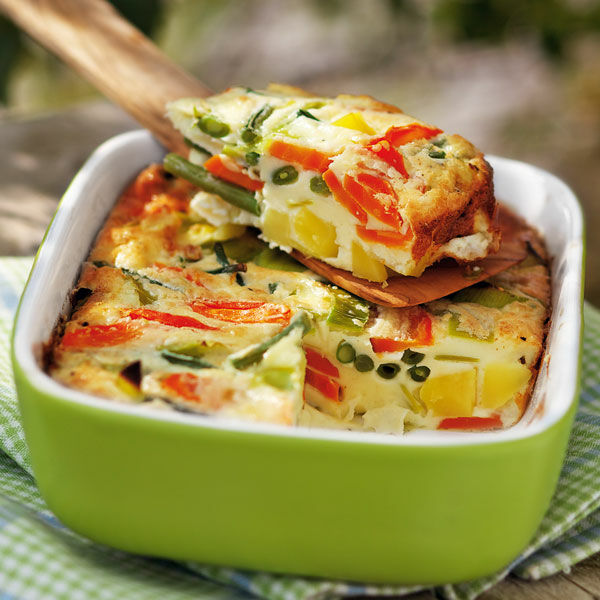 Vegetarischer bunter Gemüseauflauf Rezept | Küchengötter Vegetarischer bunter Gemüseauflauf Rezept | Küchengötter