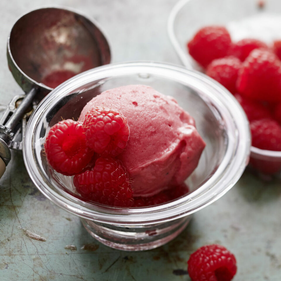 Himbeersorbet ohne Zucker Rezept | Küchengötter Himbeersorbet ohne Zucker Rezept | Küchengötter