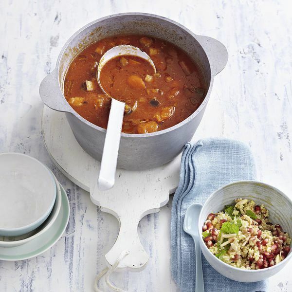 Orientalische Tomaten-Auberginen-Suppe Rezept | Küchengötter
